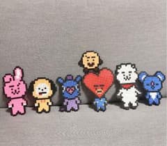 BTS防弾少年団のLINEキャラクターパーラービーズのサムネイル