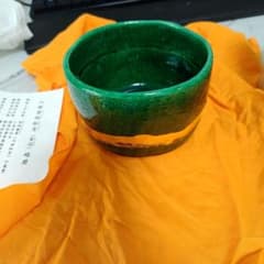 八世吉向松月 金彩抹茶碗 陶芸 八世吉向松月 金彩抹茶碗 陶芸 | Mercari