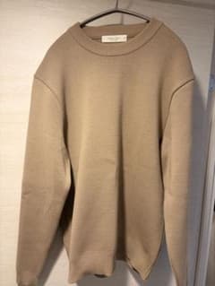 PUBLIC TOKYO ベージュ クルーネックニットのサムネイル