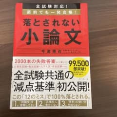 落とされない小論文のサムネイル