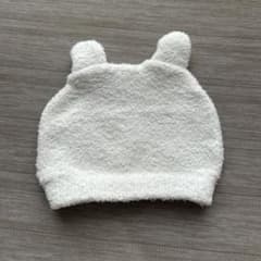 ベビー帽子 くま耳 ホワイトのサムネイル