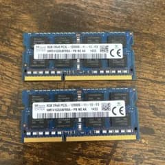 DDR3 sodimm 8GB×2枚 16GBセットのサムネイル