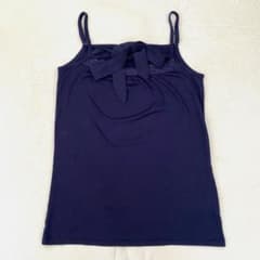 Gloves, camisole, lace, ribbon, casual, summer, cool, navy, size M