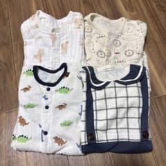 ベビー服 ロンパース 4点セット 60〜70cmのサムネイル