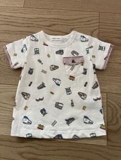 SENSEOFWONDER電車柄Tシャツ　半袖 キッズ 男の子のサムネイル