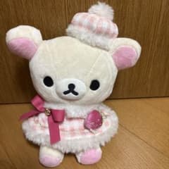 コリラックマ ぬいぐるみ いちご チェック柄のサムネイル