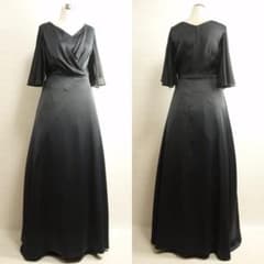 演奏会 伴奏衣装 お袖取り外し可 ロングドレス Mサイズ 紺 新品