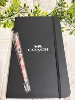 【新品】COACH ノートゴムバンド付き⭐︎ペン⭐︎クリアファイル セットのサムネイル