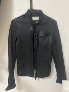 BUFFALO BOBS 黒 レザージャケット シングルライダース v系 - メルカリ