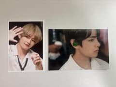 BTS V テテ フォトカード 2枚セット　※裏面汚れありのサムネイル