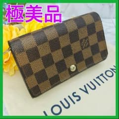 【極美品】ルイヴィトン ダミエ ポルトフォイユ トレゾールL字ファスナーのサムネイル