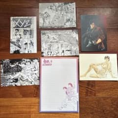 【セット】シティーハンター 大原画展 グラデーション便箋 ポストカード6種