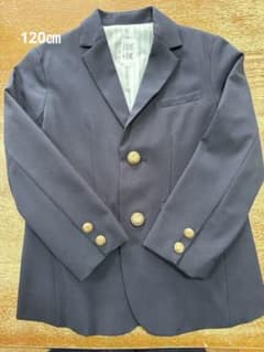 お出かけ着に最適！B:MING by BEAMS ネイビー ジャケット 120のサムネイル
