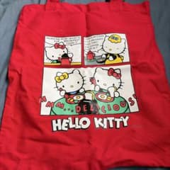 HELLO KITTY トートバッグ レッドのサムネイル