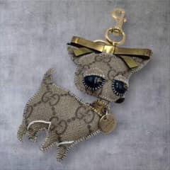 GUCCI グッチ グッチョリ チワワ キーリング キーホルダー GGキャンバス GUCCI グッチ グッチョリ チワワ キーリング キーホルダー GG