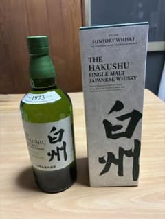 サントリー 白州 シングルモルト ウイスキー 箱付き - メルカリ