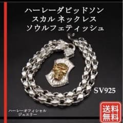 ビンテージ　スカルネックレス　ハーレーダビッドソン ヴィンテージ スカルネックレス シルバー925 ハーレーダビッドソン b