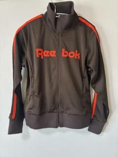 【セットアップ】Reebok リーボック ブラウン オレンジ　ジャージ　Mサイズのサムネイル