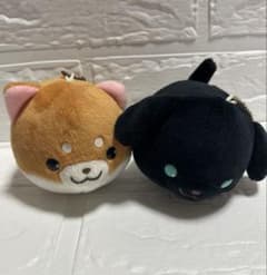 犬ぬいぐるみマスコット 2個セットのサムネイル
