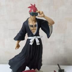 [파손 있음] BLEACH 아산이 코이지 피규어 + 무기 왕 참 魄刀蛇尾丸