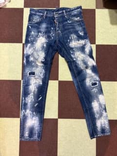 DSQUARED2 ダメージ加工 ストレートデニム サイズ48 - メルカリ