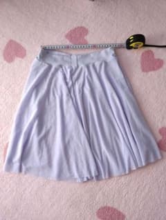 薄紫 フレアスカート Mサイズ