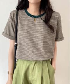 AMELY 細ボーダー　Tシャツのサムネイル