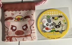 とっとこハム太郎 巾着 ラバーコースターのサムネイル