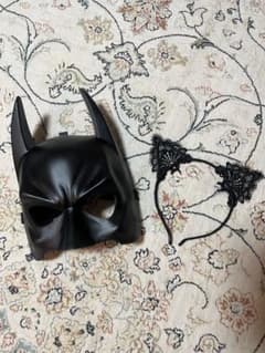 バットマンとキャットウーマン　カチューシャセット 黒 コスプレのサムネイル