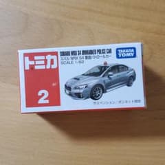 トミカ No．2 スバル WRX S4 覆面パトロ－ルカー箱 新品のサムネイル