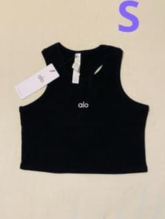 alo タンクトップ ブラック 新品 Sサイズ 人気のサムネイル