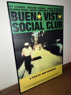 USA版！当時物★ライクーダー「ブエナ ビスタ ソシアル クラブ」ポスター
