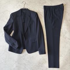 希少 サイズ違い theory パンツスーツ ジャケット4 パンツ2 極美品 紺 希少 サイズ違い theory パンツスーツ ジャケット4 パンツ2 極美品 紺