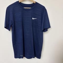 NIKE ナイキ DRI-FIT 半袖Tシャツ ネイビー Lサイズのサムネイル
