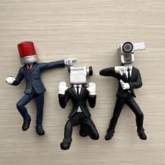 NO MORE 영화 도둑 카메라 남자 피규어 세트