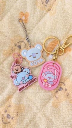 BT21 KOYA 키링 3 점 세트