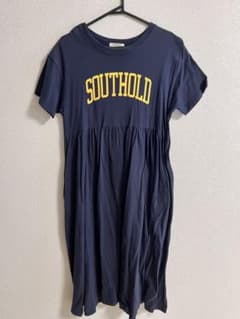 【FREAK’S STORE】ロゴTシャツワンピース ネイビーのサムネイル