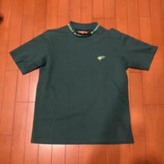 beams golf ゴルフウェア モックネック 半袖シャツ グリーン Lサイズのサムネイル