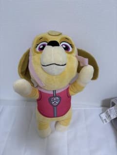 美品プライズ　パウパトロール　スカイ　超BIGぬいぐるみ