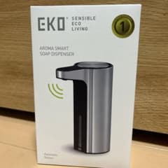 ◆新品未使用◆EKO アロマスマート ソープディスペンサー　シルバーのサムネイル
