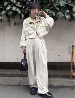 AMERI DEFORM DOCKING NYLON JACKETアイボリーM - メルカリ