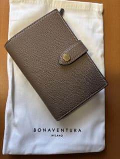 ☆極美品☆BONAVENTURAマルチ ミディアム ウォレット シュリンクレザー 