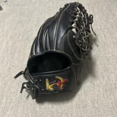 硬式グローブ　外野用 ワールドペガサス　野球　黒のサムネイル