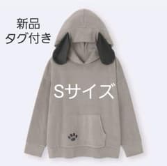 【しろねこ様専用】GU gu  スヌーピー スフレフィール パーカーのサムネイル
