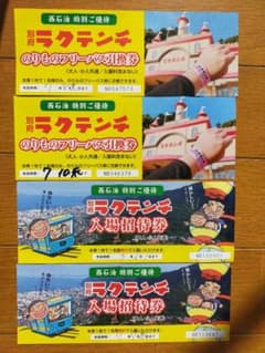 別府ラクテンチフリーパス券のサムネイル