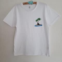 graniph パームツリー刺繍 Tシャツ M ホワイトのサムネイル