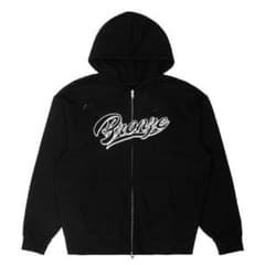 bronze56k－Sports Zip hoody black ジップフーディのサムネイル