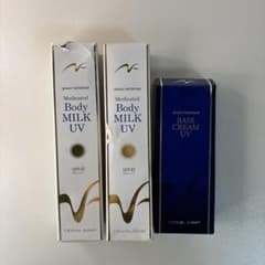 日焼け止めミルクUV 2本セット + ベースクリームUV3セット - メルカリ