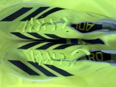 adidas ADIZERO スパイクシューズ イエロー/ネイビー　サイズ7.5のサムネイル