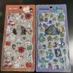 ベイマックス モンスターズインク プチドロップステッカー 2種のサムネイル